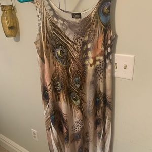 Woman’s dress with matching light jacket